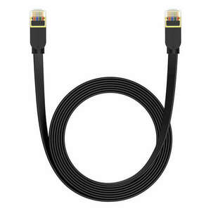 Baseus Cat 7 UTP Ethernet RJ45 kábel lapos 5 m fekete (B001332071... kép
