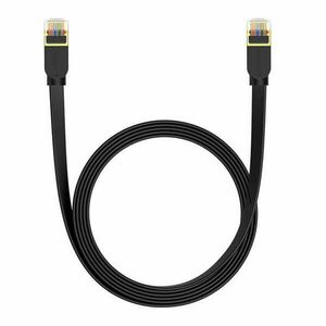 Baseus Cat 7 UTP Ethernet RJ45 kábel lapos 3 m fekete (B001332071... kép