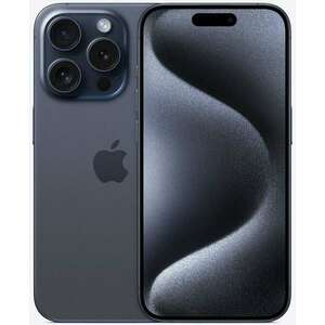 Apple iPhone 15 Pro 256GB Okostelefon - Kék Titánium kép