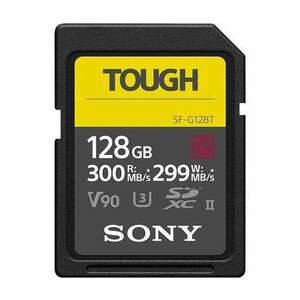 Sony 128GB Tough SDXC UHS-II CL10 memóriakártya kép