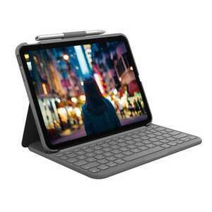 Logitech Slim Folio 10" Apple iPad Billentyűzetes Tok - Oxfordi s... kép