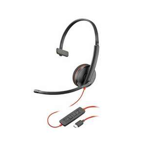 HP Poly Blackwire 3210 Vezetékes Mono Headset - Fekete kép