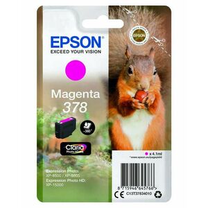 Epson T3783 Tintapatron Magenta 4, 1ml No.378 , C13T37834010 kép
