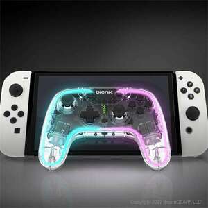 Bionik nintendo switch kiegészítő neoglow vezeték nélküli rgb kon... kép