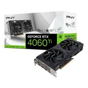 Videokártya PNY VCG4060T16DFXPB1 Geforce RTX 4060 Ti 16 GB RAM kép