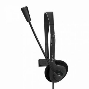 Logilink Mono headset, 1x 3, 5 mm-es fejhallgató-csatlakozó, mikrofon kép