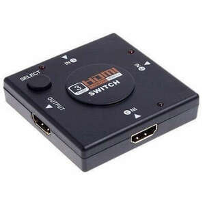 HDMI switcher elosztó 3 port HDMI switch kép
