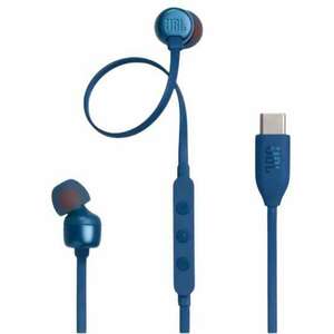 JBL T310C Vezetékes fülhallgató USB-C csatlakozással, Kék kép