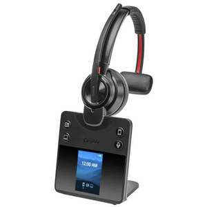 HP Poly Savi 8410 Office UC Wireless Mono Headset - Fekete kép