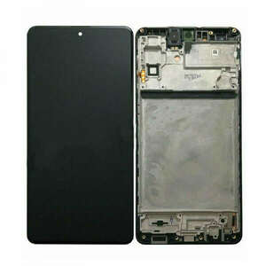 Samsung M515 Galaxy M51 fekete gyári LCD+érintőpanel kerettel kép