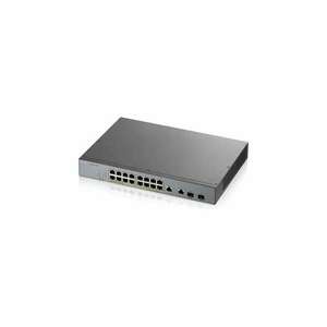 NET ZYXEL Switch GS1350-18HP, 18 Port managed CCTV PoE, long range, 250W kép