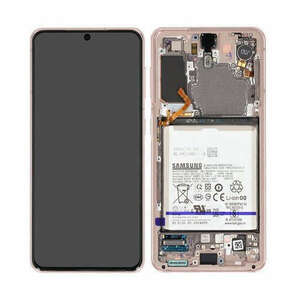 Samsung Galaxy S21 5G (SM-G991B) komplett lcd kijelző érintőpanel... kép