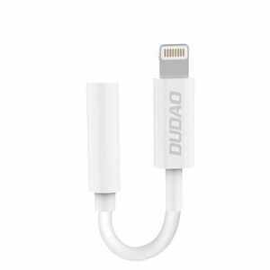 Dudao L16i adaptér Lightning / 3.5mm mini jack, fehér (L16i white) kép