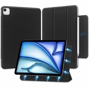 Tech-Protect Smartcase Magnetic tok iPad Air 13'' 2024, fekete kép