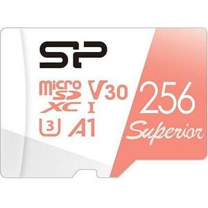 microSDXC Superior 256GB C10/UHS-I/U3/V30/A1 SP256GBSTXDV3V20SP kép