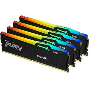 FURY Beast RGB 128GB (4x32GB) DDR5 5600MHz KF556C40BBAK4-128 kép