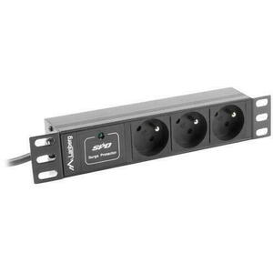 3 Plug 2 m 10A (PDU-03E-0200-IEC-BK) kép