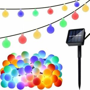 MG Garland RGB napelemes lánc 50 LED 7m kép