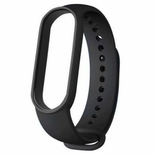 BStrap Silicone szíj Xiaomi Mi Band 5/6/7, black (SXI011C01) kép