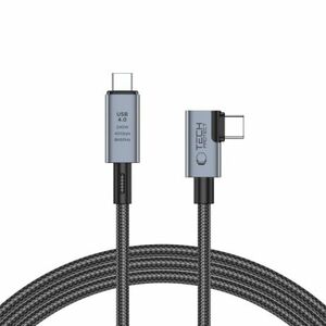 Tech-Protect Ultraboost Max L kábel USB 4.0 8K / USB-C 240W 1.5m, szürke kép