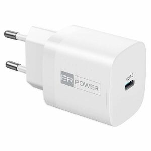 ER POWER Hálózati töltő GaN USB-C, 33 W, fehér kép