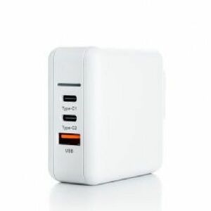 ER POWER Hálózati töltő GaN USB-C, 65 W, fehér kép
