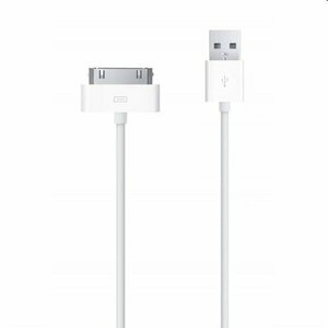 Apple adat- és töltőkábel USB-A - 30pin (1m) kép