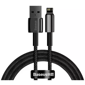 Kábel Baseus Tungsten Gold Cable USB to iP 2.4A 1m (black) kép