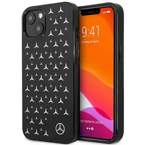 Tok Mercedes MEHCP13MESPBK iPhone 13 6, 1" black hardcase Silver Stars Pattern (MEHCP13MESPBK) kép