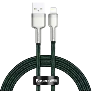 Kábel USB cable for Lightning Baseus Cafule, 2.4A, 1m (green) kép