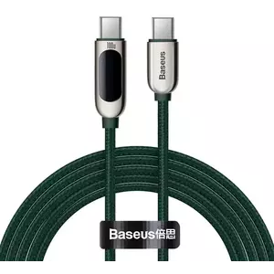 Kábel Cable USB-C to USB-C Baseus Cafule, 100W, 1m (black) kép