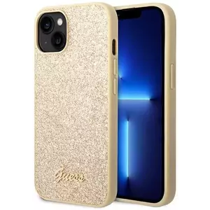 Tok Guess GUHCP14SHGGSHD iPhone 14 6, 1" gold hard case Glitter Script (GUHCP14SHGGSHD) kép