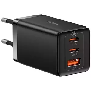 Töltő Baseus GaN5 Pro wall charger 2xUSB-C + USB, 65W (black) kép