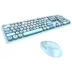 Billentyűzet Wireless keyboard + mouse set MOFII Sweet 2.4G (blue) kép