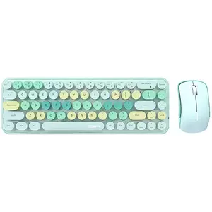 Billentyűzet Wireless keyboard + mouse set MOFII Bean 2.4G (Green) kép
