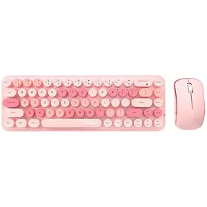 Billentyűzet Wireless keyboard + mouse set MOFII Bean 2.4G (Pink) kép