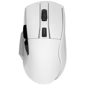 Játékegér Wireless gaming mouse + charging dock Dareu A955 RGB 400-12000 DPI, white (6950589913830) kép