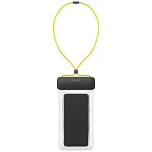 Tok Baseus Let's Go Universal waterproof case for smartphones, black+yellow (6953156220775) kép