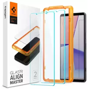 TEMPERED KIJELZŐVÉDŐ FÓLIA Spigen ALM Glas.Tr Slim Sony Xperia 1 V, 2 pcs. tempered glass (AGL06430) kép