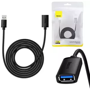 Kábel Baseus USB 3.0 Extension cable male to female, AirJoy Series, 3m (black) kép