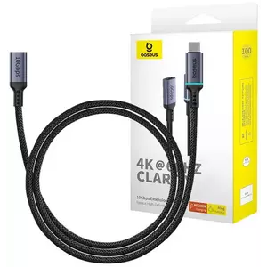 Kábel Baseus High Definition extension cable USB-C Male to Female 10Gbps, 1m (black) kép