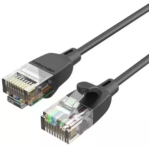 Kábel Vention UTP Category 6A Network Cable IBIBF 1m Black Slim Type kép