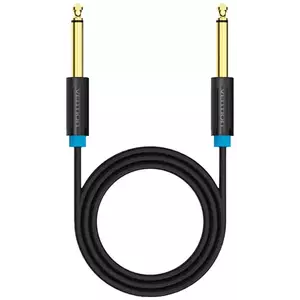 Kábel Vention 6.35mm TS Male to Male Audio Cable 1m BAABF (black) kép