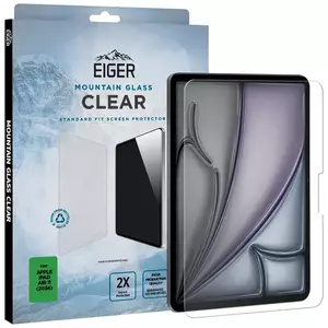 TEMPERED KIJELZŐVÉDŐ FÓLIA Eiger Mountain Glass CLEAR Tablet Screen Protector for iPad Air 11 (2024) kép