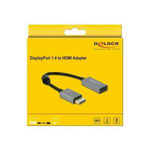 DELOCK Active DisplayPort 1.4 to HDMI Adapter 4K 60Hz HDR kép