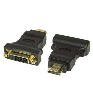 Logilink DVI-D (Dual Link) - HDMI Adapter Black AH0002 kép