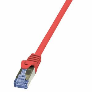 LogiLink Patch kábel PrimeLine, Cat.6A, S/FTP, piros, 2 m kép