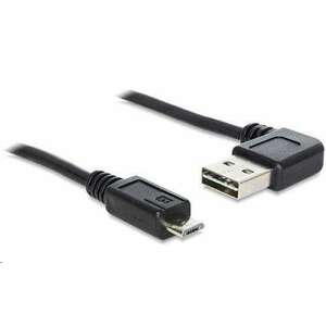 Delock 83384 EASY-USB 2.0 -A apa hajlított bal / jobb > USB 2.0 micro-B apa kábel, 3 m kép