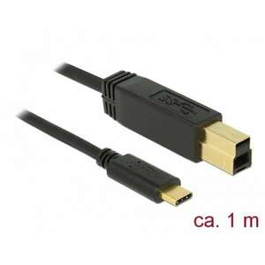 Delock USB 3.1 Gen 2 (10 Gbps) kábel Type-C B-típusú 1 m (83675) kép
