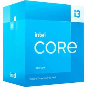 Intel Processzor - Core i3-13100F (3400Mhz 12MBL3 Cache 10nm 60W skt1700 Raptor Lake) BOX kép